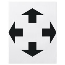four black arrows icon flyers