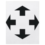 four black arrows icon flyers