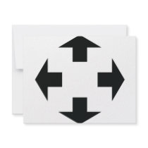 four black arrows icon invitations