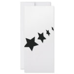 four black stars icon rack card