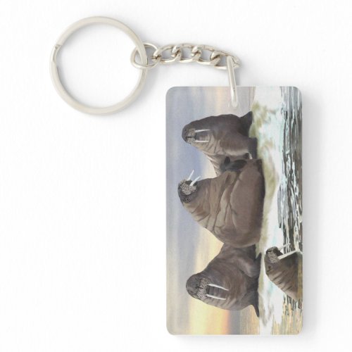 Four Brothers Rectangular Acrylic Key Chain