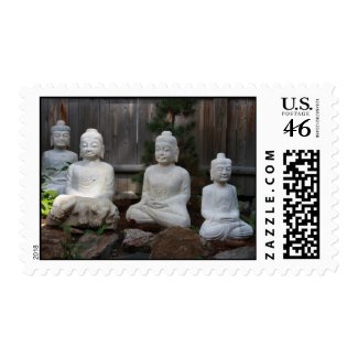 Four Buddhas stamp