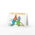 Four Calling Birds cards
