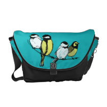 Four calling birds messenger bag messenger bags