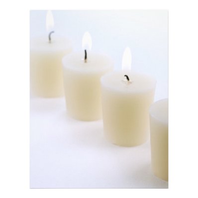 four candles letterhead template