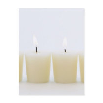 four candles postcards
