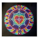 Four Chambered Heart Mandala by arteeclectic