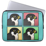 Four Color Peregrine Falcon Neoprene Laptop Sleeve