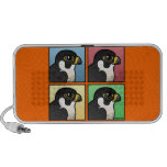 Four Color Peregrine Falcon Doodle Speakers by OrigAudio™