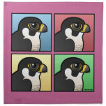 Four Color Peregrine Falcon Napkins