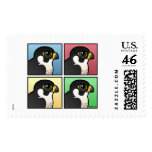 Four Color Peregrine Falcon Stamp