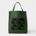 Four Color Peregrine Falcon Grocery Tote