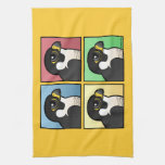 Four Color Peregrine Falcon Kitchen Towel