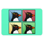 Four Color Rockhopper Rectangular Magnets