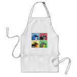 Four Color Warblers Apron