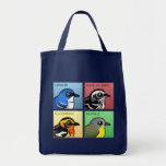 Four Color Warblers Grocery Tote