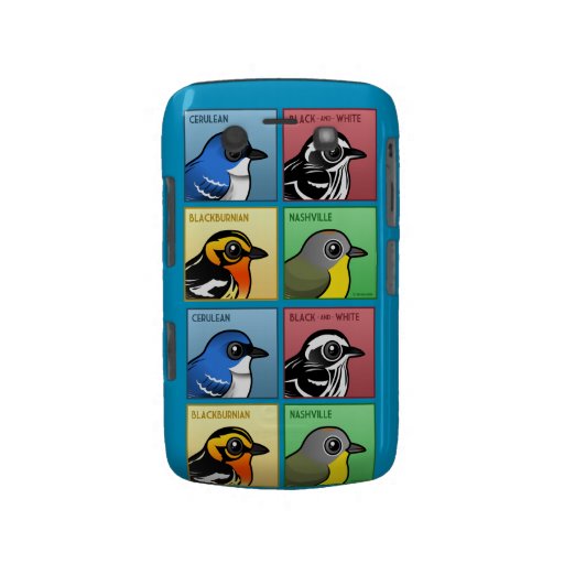 Four Color Warblers Blackberry Cases
