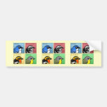 Four Color Warblers Bumper Sticker