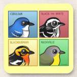 Four Color Warblers Beverage Coaster