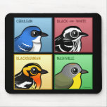 Four Color Warblers Mousepad