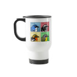 Four Color Warblers Travel / Commuter Mug