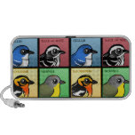 Four Color Warblers Doodle Speakers by OrigAudio™