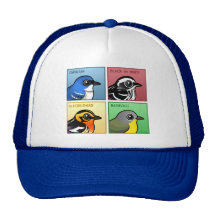 Four Color Warblers Trucker Hats