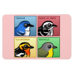 Four Color Warblers Photo Magnet