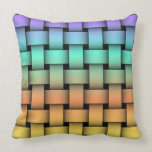 Four-Color Weave Pattern pillows