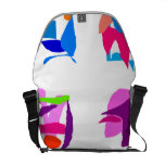 Four messenger bags