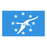 FOUR Corpus Christi Flag Rectangle Sticker