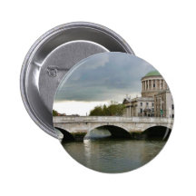 Four Courts And The Liffy River In Dublin Pins
