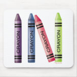 Four Crayons Mousepad