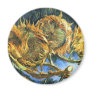 Four Cut Sunflowers - Vincent Van Gogh Fridge Magnet
