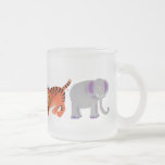 four cute animals coffee mug