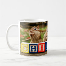 four cute chipmunks mugs