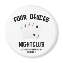 Four Deuces Refrigerator Magnets
