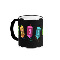 Four Dreidels Mugs