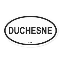 FOUR Duchesne Oval Sticker