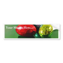 Four Easter Eggs bumper stickers