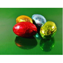 Four Easter Eggs photo sculptures