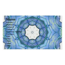 Four Elements Water Mandala Business Card