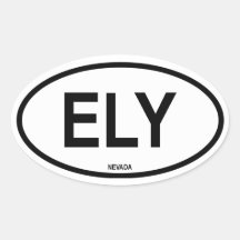 FOUR Ely, Nevada Stickers