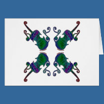 FOUR FANCY FIDDLES cards