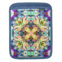 Four Flower Kaleidoscope iPad Sleeve