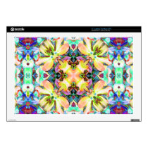 Four Flower Kaleidoscope Laptop Skin