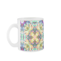 Four Flower Kaleidoscope Mugs