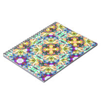 Four Flower Kaleidoscope Notebook