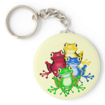 Four Frogs Tshirts and Gifts Key Chain