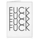 Four Fucks Card